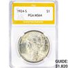 Image 1 : 1924-S Silver Peace Dollar PGA MS64
