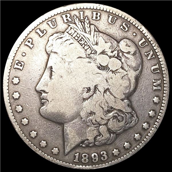1893-CC Morgan Silver Dollar NICELY CIRCULATED