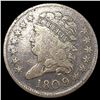 Image 1 : 1809 9/Invo 9 Classic Head Half Cent NICE CIRC