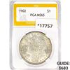 Image 1 : 1902 Morgan Silver Dollar PGA MS65