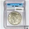 Image 1 : 1927 Silver Peace Dollar ICG MS64