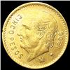 Image 1 : 1906 Mexico .1206oz Gold 5 Pesos UNCIRCULATED