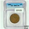 Image 1 : 1853 Large Cent ICG MS61 BN