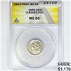 Image 1 : 1869 Nickel Three Cent ANACS MS65 Clashed Dies