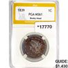 Image 1 : 1839 PGA MS61 Booby Head