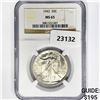 Image 1 : 1943 Walking Liberty Half Dollar NGC MS65