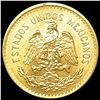 Image 2 : 1906 Mexico .1206oz Gold 5 Pesos CHOICE BU