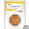 Image 1 : 1820 Large Cent PGA MS64+ RED, Lg Dt
