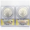 Image 2 : 1882-O Set (2) Morgan Silver Dollar ANACS MS62