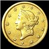 Image 1 : 1851-O Rare Gold Dollar NEARLY UNCIRCULATED