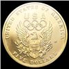 Image 2 : 1992-W US Olympic .25oz Gold $5 GEM PROOF
