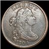 Image 1 : 1804 Spiked Chin Draped Bust Half Cent LIGHTLY CIRC