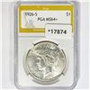 Image 1 : 1926-S Silver Peace Dollar PGA MS64+