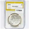 Image 1 : 1903 Morgan Silver Dollar PGA MS63