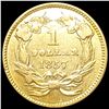 Image 2 : 1857 Rare Gold Dollar CLOSELY UNCIRCULATED