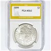 Image 1 : 1899 Morgan Silver Dollar PGA MS63