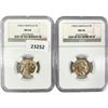 Image 1 : 1938-D Set (2) Buffalo Nickel NGC MS66