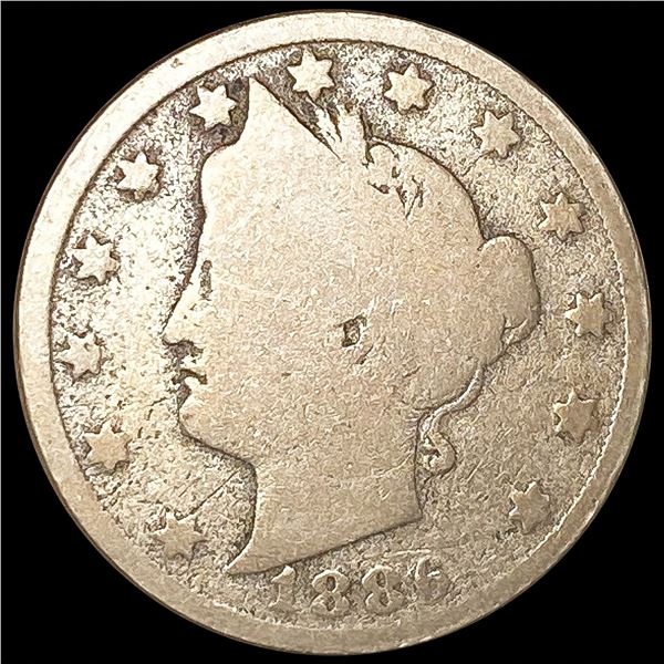 1886 Liberty Victory Nickel NICELY CIRCULATED