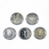 Image 1 : 1986-1990 US Commem Silver Coins (5 Coins)