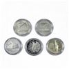 Image 2 : 1986-1990 US Commem Silver Coins (5 Coins)