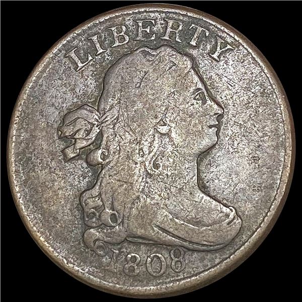 1808 Draped Bust Half Cent NICELY CIRCULATED