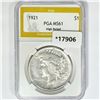 Image 1 : 1921 Silver Peace Dollar PGA MS61 High Relief