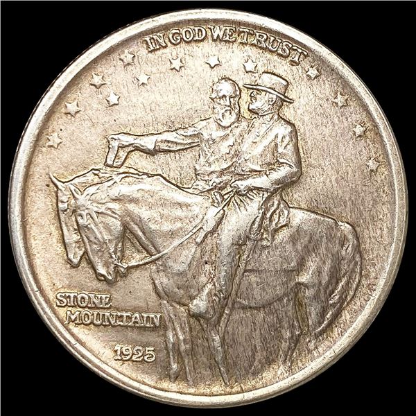 1925 Stone Mountain Half Dollar NEARLY UNC