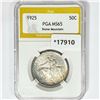 Image 1 : 1925 Stone Mountain Half Dollar PGA MS65