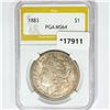 Image 1 : 1883 Morgan Silver Dollar PGA MS64