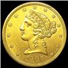 Image 1 : 1906 $5 Gold Half Eagle UNCIRCULATED