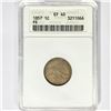 Image 1 : 1857 Flying Eagle Cent ANACS EF40