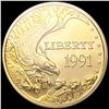 Image 1 : 1991-W Commem 1/4oz Gold $5 GEM PROOF