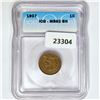 Image 1 : 1907 Indian Head Cent ICG MS62 BN
