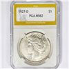 Image 1 : 1927-D Silver Peace Dollar PGA MS62