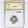 Image 1 : 1882 Seated Liberty Dime PGA PR64