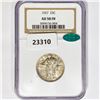 Image 1 : 1927 CAC Standing Liberty Quarter NGC AU58 FH