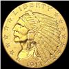 Image 1 : 1913 $2.50 Gold Quarter Eagle CLOSELY UNC