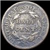 Image 2 : 1809 Classic Head Half Cent NICELY CIRCULATED