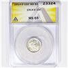 Image 1 : 1914-D Barber Dime ANACS MS65
