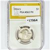 Image 1 : 1924-S Standing Liberty Quarter PGA MS63 FH