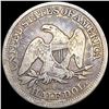 Image 2 : 1853 Seated Liberty Half Dollar NICELY CIRCULATED