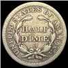Image 2 : 1859-O Seated Liberty Half Dime NICELY CIRCULATED