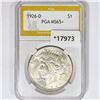 Image 1 : 1926-D Silver Peace Dollar PGA MS65+