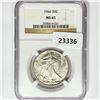 Image 1 : 1944 Walking Liberty Half Dollar NGC MS65