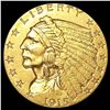 Image 1 : 1915 $2.50 Gold Quarter Eagle CLOSELY UNC