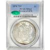 Image 1 : 1878 7TF CAC Morgan Silver Dollar PCGS MS64 Rev
