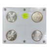 Image 2 : 1879-1882 Morgan Silver $1 Set (4 Coins) MS 65
