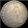 Image 1 : 1806 0-109 Drapped Bust Half Dollar R1 NICELY CIR