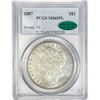 Image 1 : 1887 CAC Morgan Silver Dollar PCGS MS65 PL