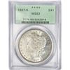 Image 1 : 1887/6 Morgan Silver Dollar PCGS MS63